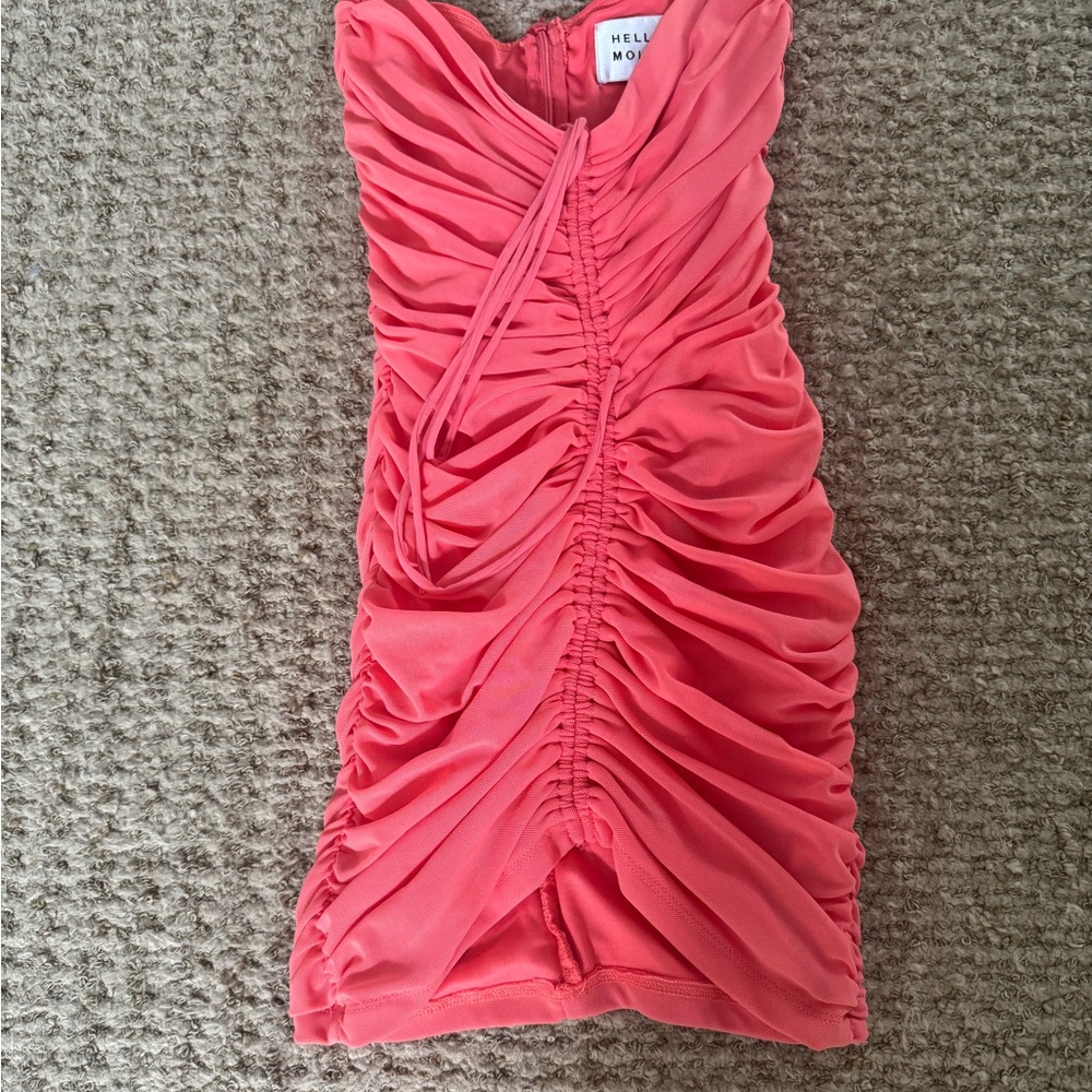 Hello Molly Coral Dress